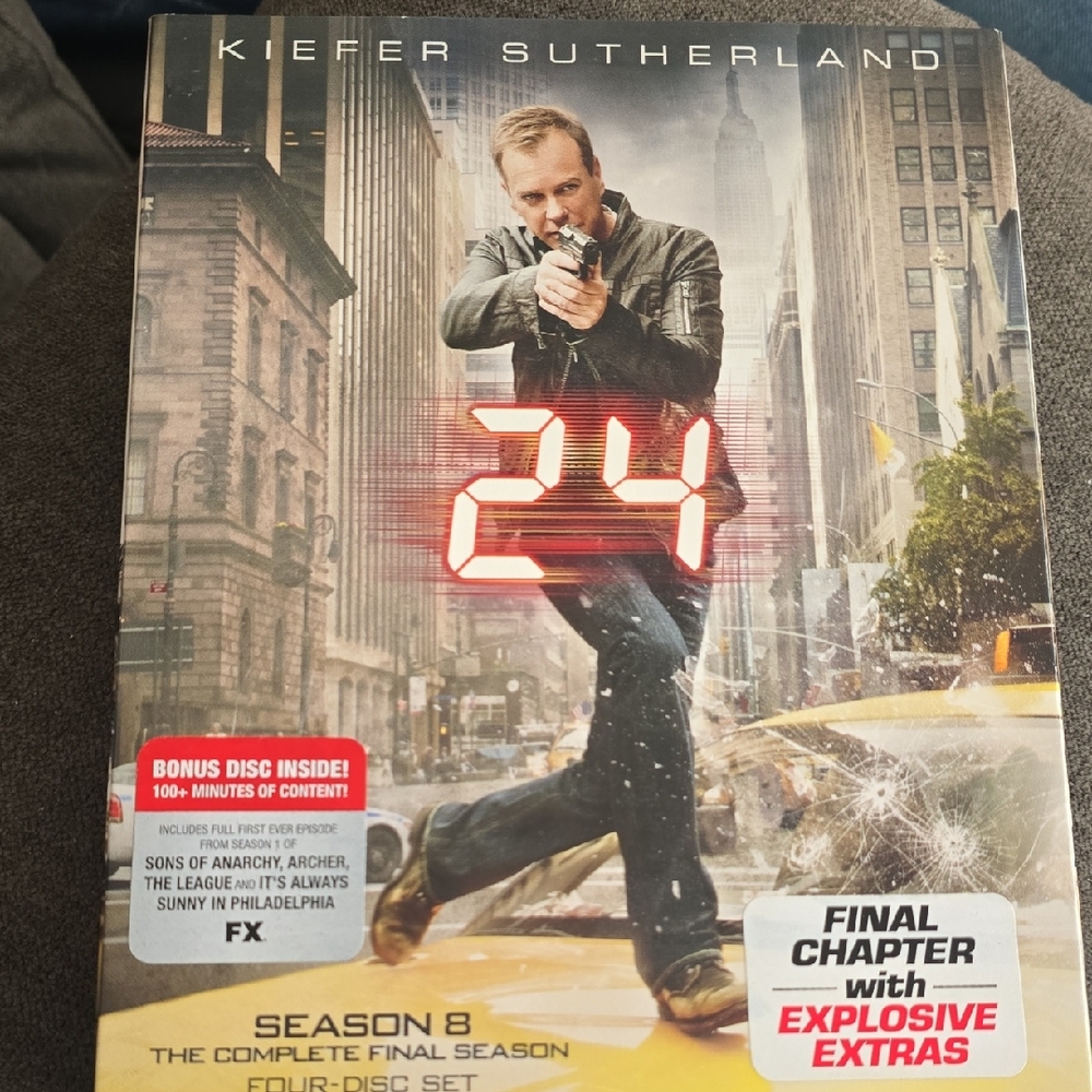 24 Season 8 Blue Ray DVD Box Set